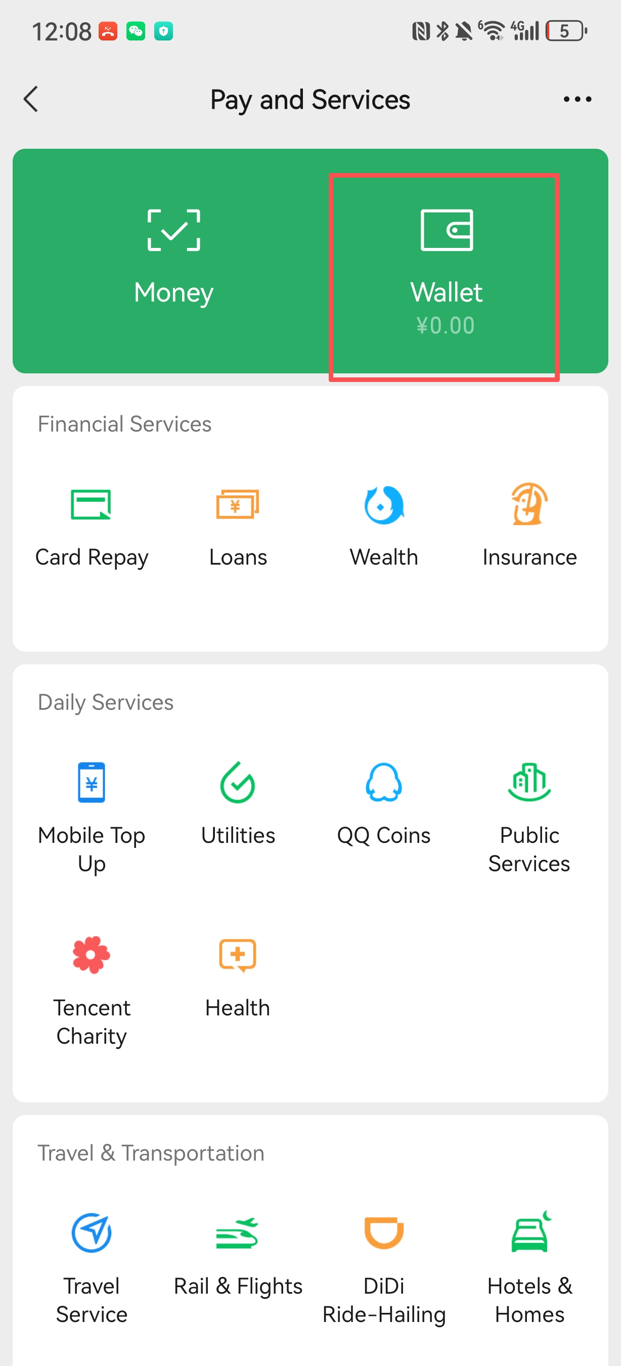 WeChat setup step 2