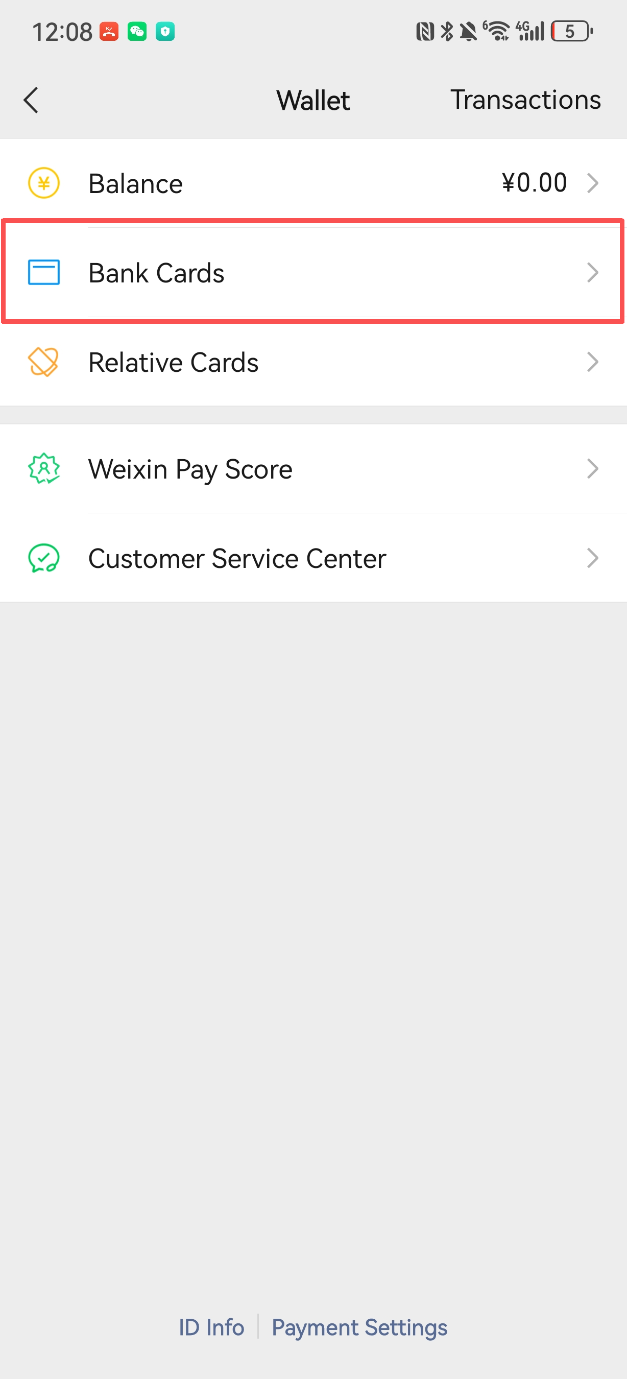 WeChat setup step 3